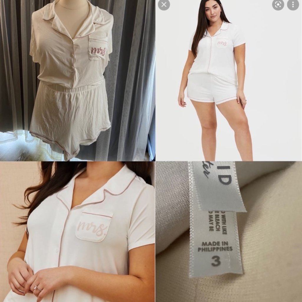 Torrid Size 3 Mrs Pajama Set Nwot
